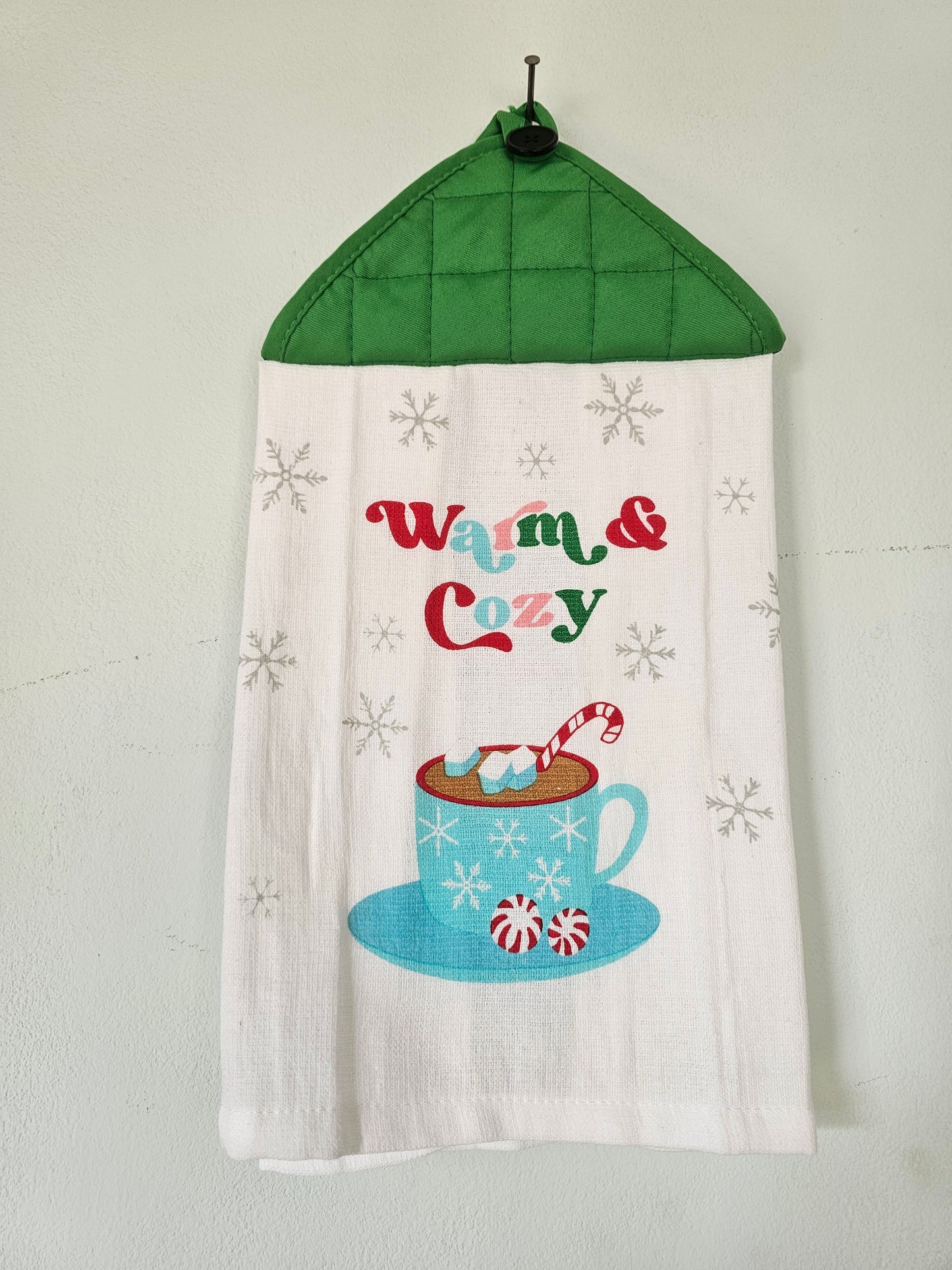 Warm and Cozy Winter Kitchen Towel