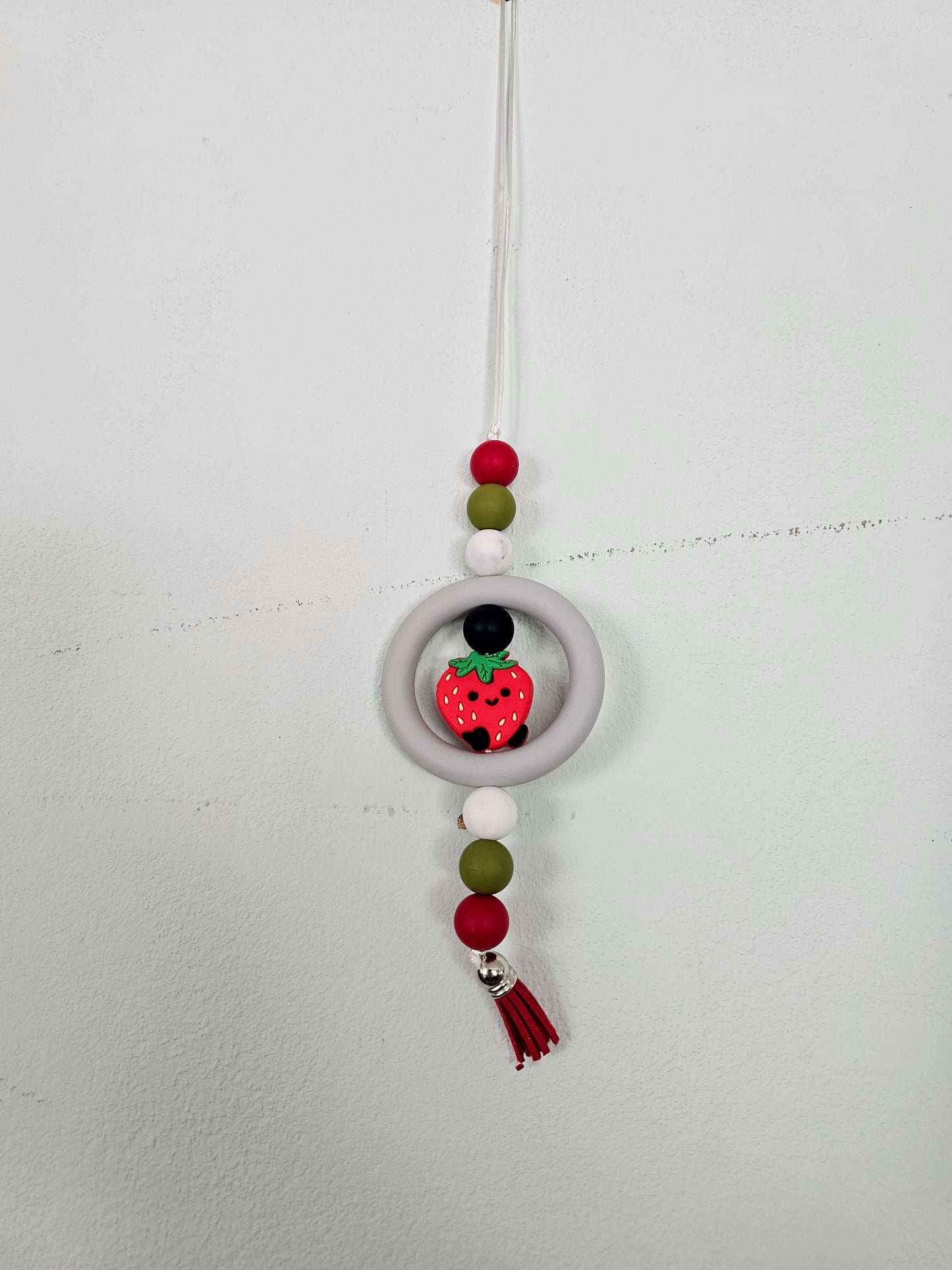 Strawberry Rearview Mirror Hanger