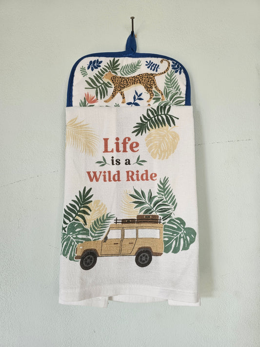 Wild Ride Kitchen Towel