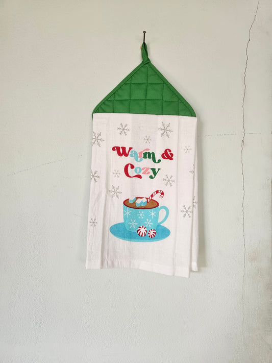 Warm and Cozy Winter Kitchen Towel