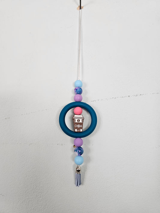 Coffee Rearview Mirror Hanger